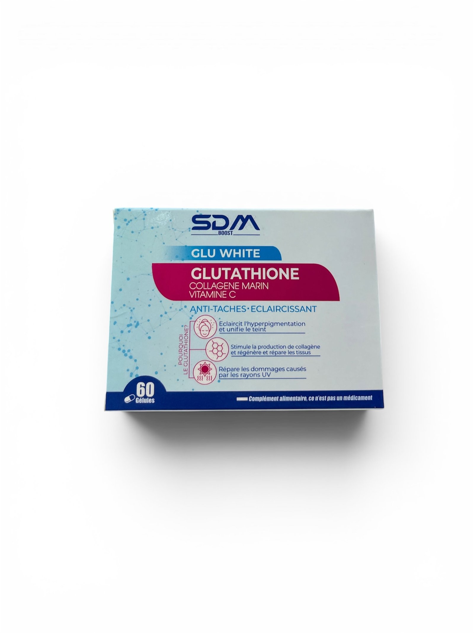 SDM GLU WHITE GLUTATHIONE 60 GELULES - Image 2