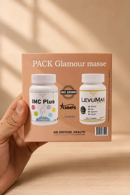 PACK GLAMOUR MASSE IMC Plus 90 Gelules + LevuMax 360 Comprimes